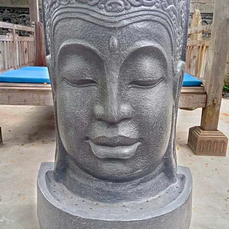 jardin fontaine bouddha
